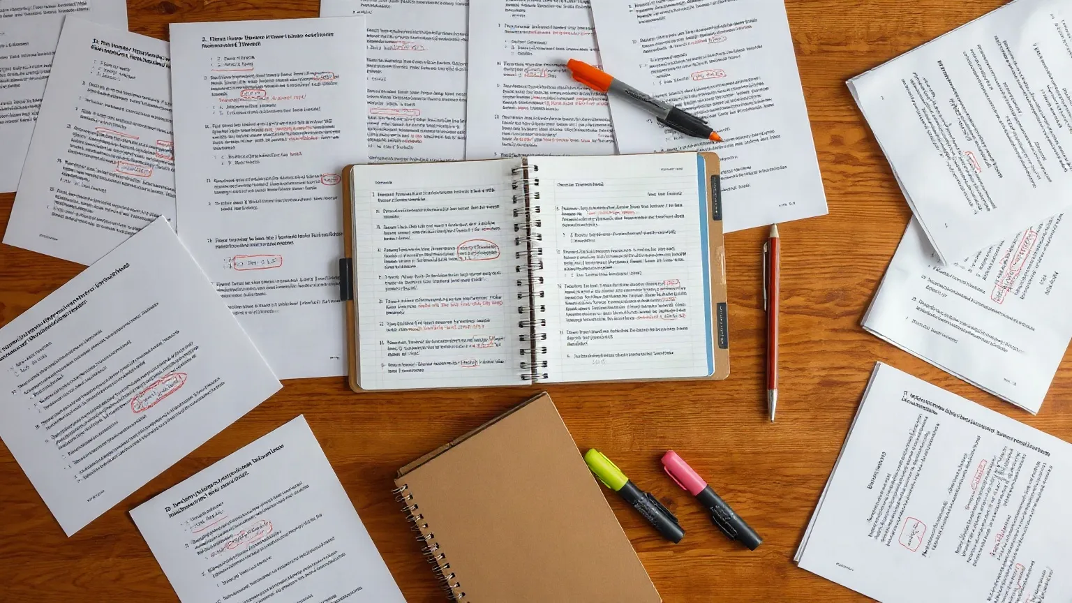 MCAT practice-question review workspace with notes and study materials
